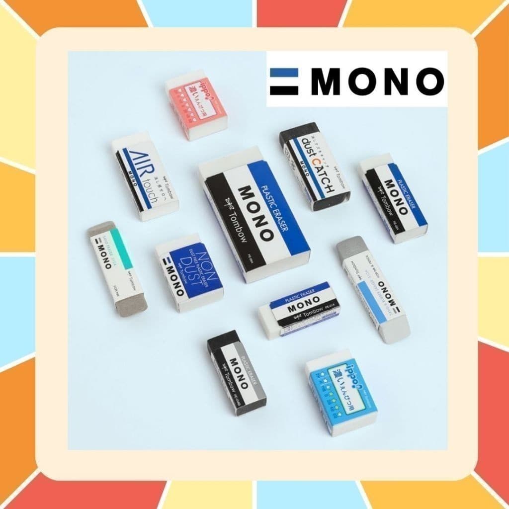 Tombow MONO ยางลบที่มีให้เลือกถึง 14 แบบ ยางลบที่ขายดีที่สุดในญี่ปุ่น