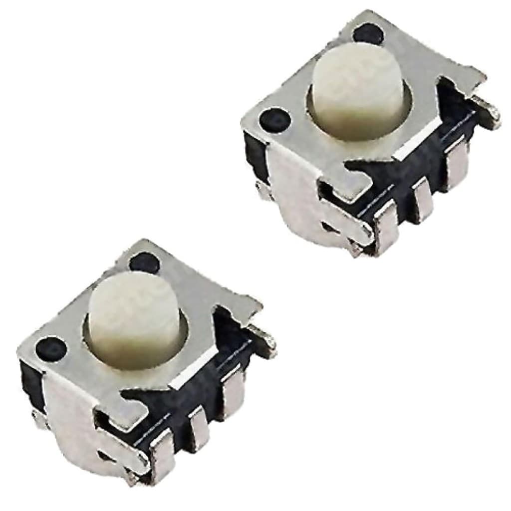 2pcs ซ้ายขวา Micro สวิทช์ปุ่มสําหรับ Nintendo DS Lite NDSL NDSi GBM LR Trigger ปุ่มสําหรับ Nintendo DSi XL LL