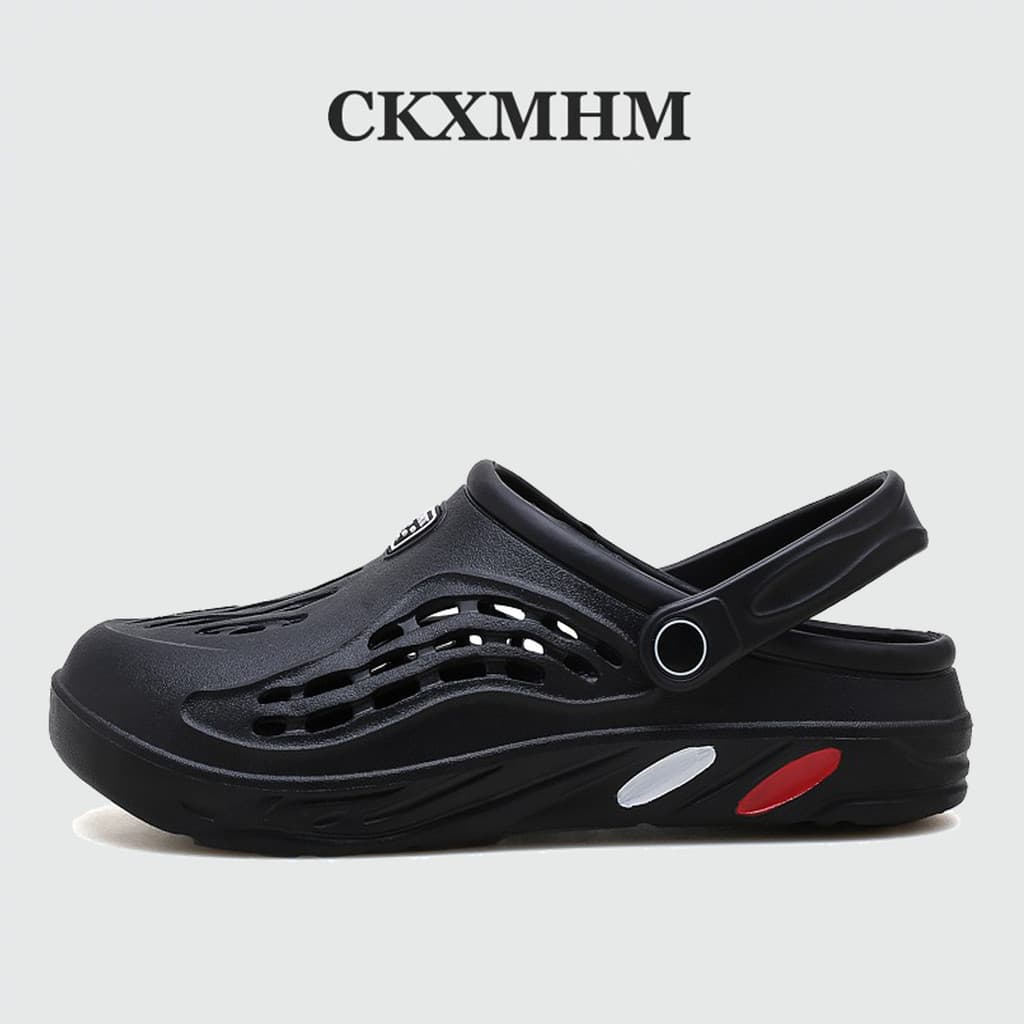 CKXMHM 38-49 รองเท้ารัดส้นผู้ชาย ดีไซน์เรียบง่าย ผลิตจากวัสดุ EVA รองเท้าแตะไซส์ใหญ่