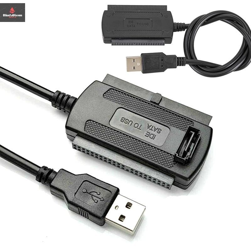 Cod สายแปลงอะแดปเตอร์ USB 2.0 เป็น IDE สําหรับฮาร์ดไดรฟ์ขนาด 2.5 3.5 นิ้ว HD ใหม่