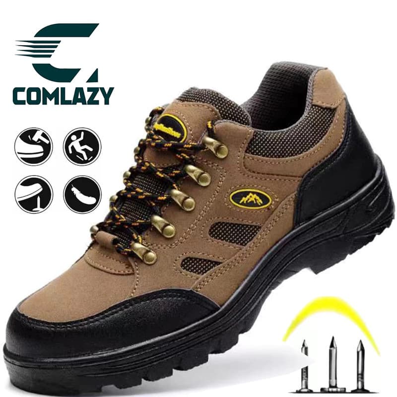 รองเท้าเซฟตี้ กันลื่นทนทาน กันกระแทก Safety Shoes พื้นกันกระแทก 200J รองเท้า safety…