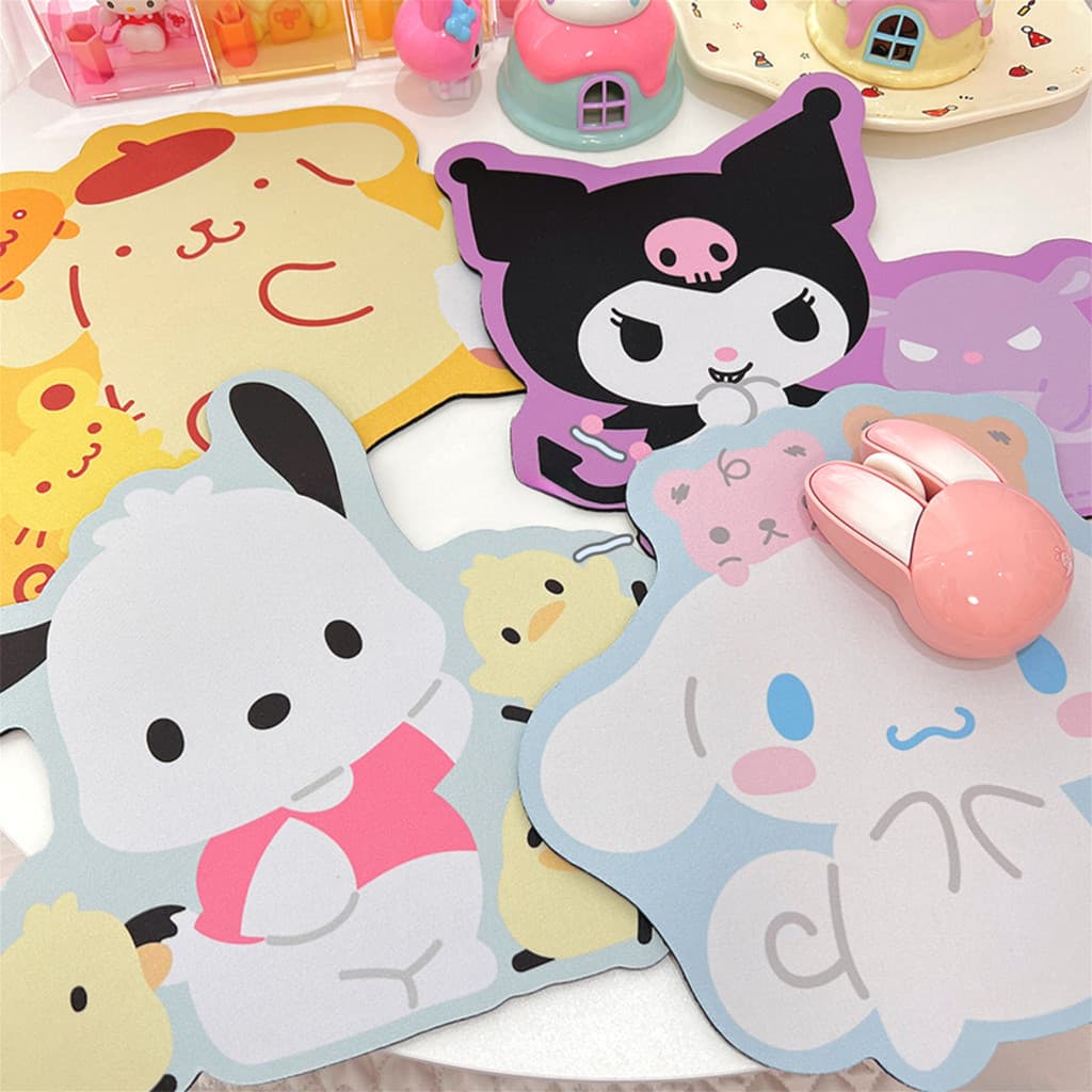แผ่นรองเมาส์ Sanrio แผ่นรองเมาส์ยาง แผ่นกันลื่น รูปที่ 1