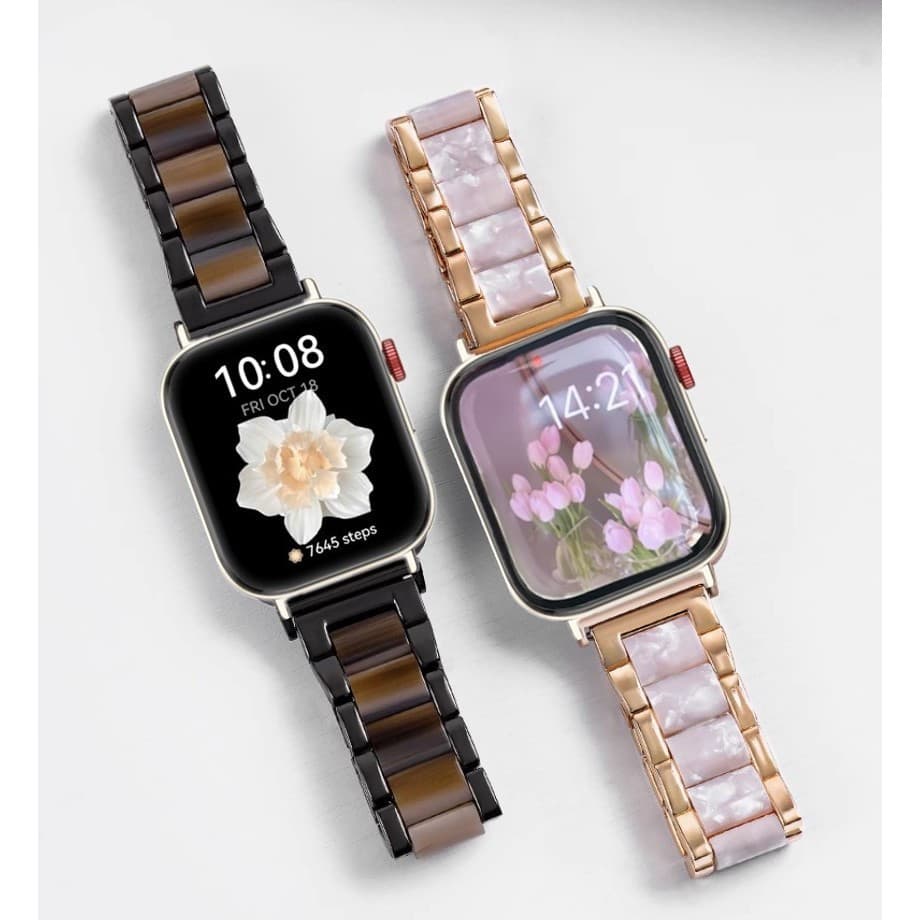 สายโลหะเหมาะสําหรับสายเรซิ่นสุดหรูของ Huawei Watch Fit 3, Huawei Watch Fit 4, Huawei Watch Fit 2, และ Huawei…
