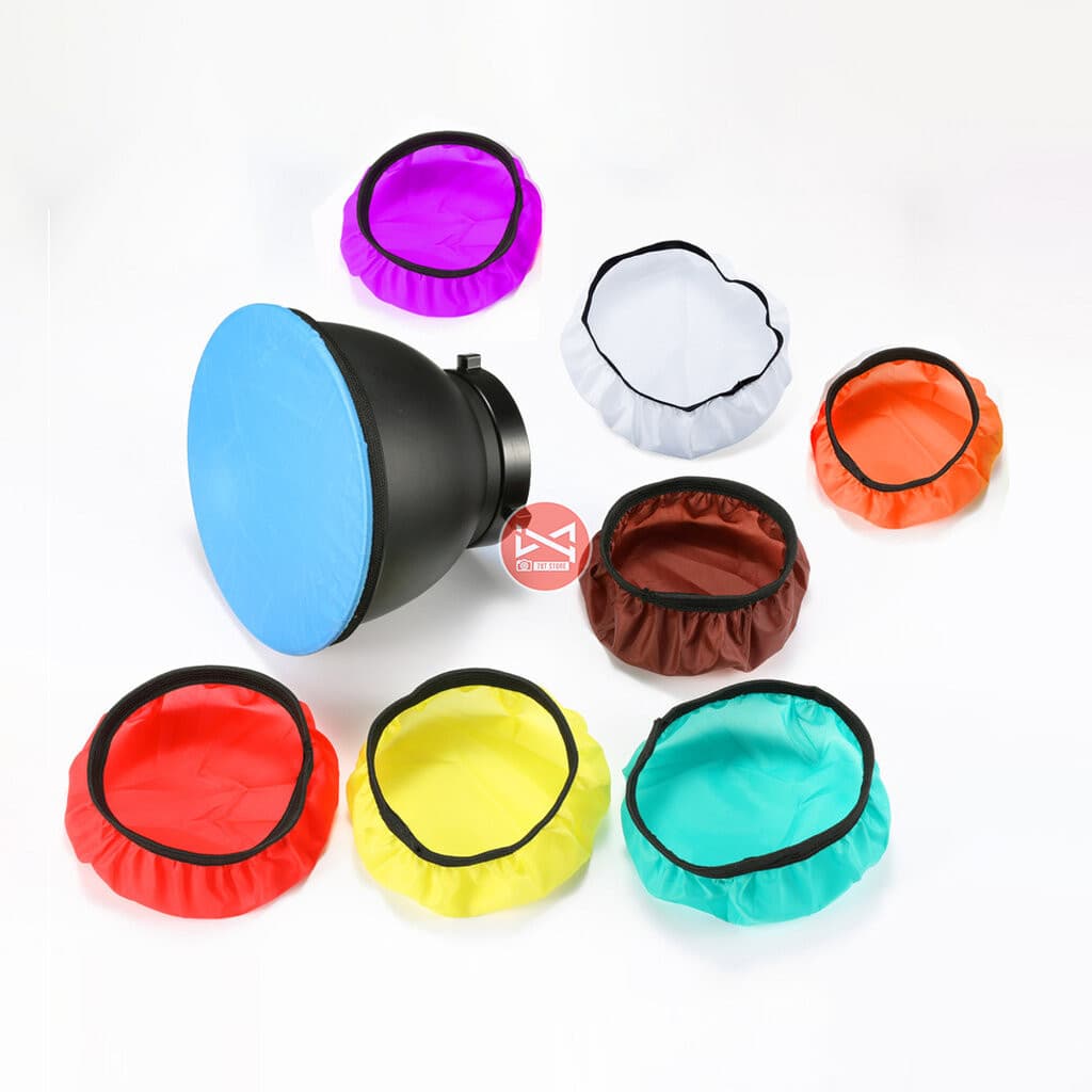 ผ้าคลุมกรองแสง กระจายแสง ย้อมสี สําหรับโคม ไฟFlash ไฟLED อุปกรณ์สตูดิโอ สําหรับถ่ายภาพ