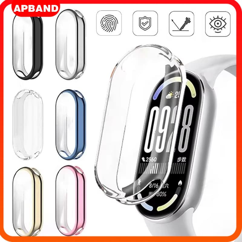 กรณีฝาครอบ TPU For smartwatch Xiaomi Mi Band 10 For Miband 11 10 9 8 NFC กีฬาป้องกันหน้าจอ…