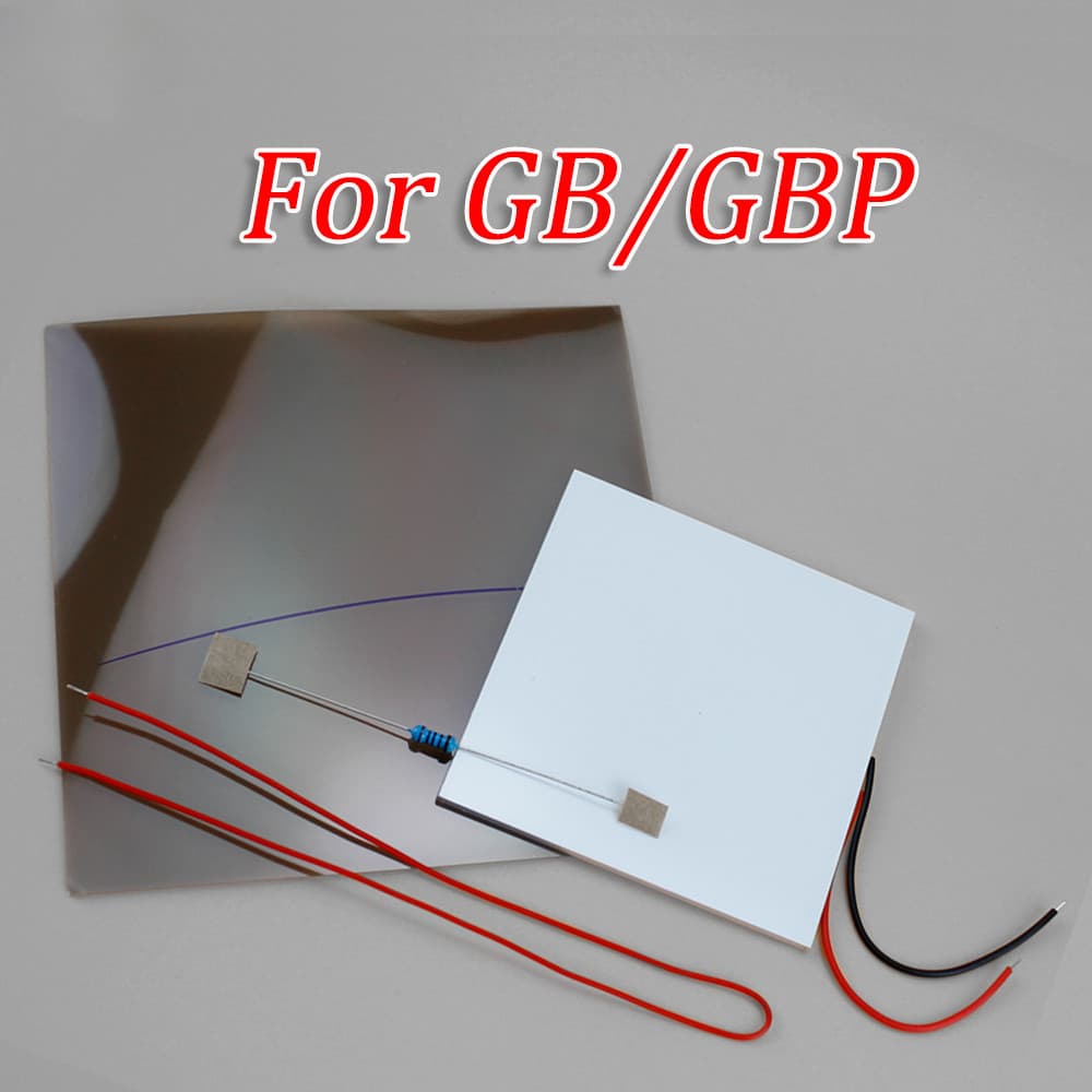 Diy Backlit Mod สําหรับคอนโซล Nintendo GameBoy GBP ใช้แผง LCD สีขาวเย็นหน้าจอ HighLight…