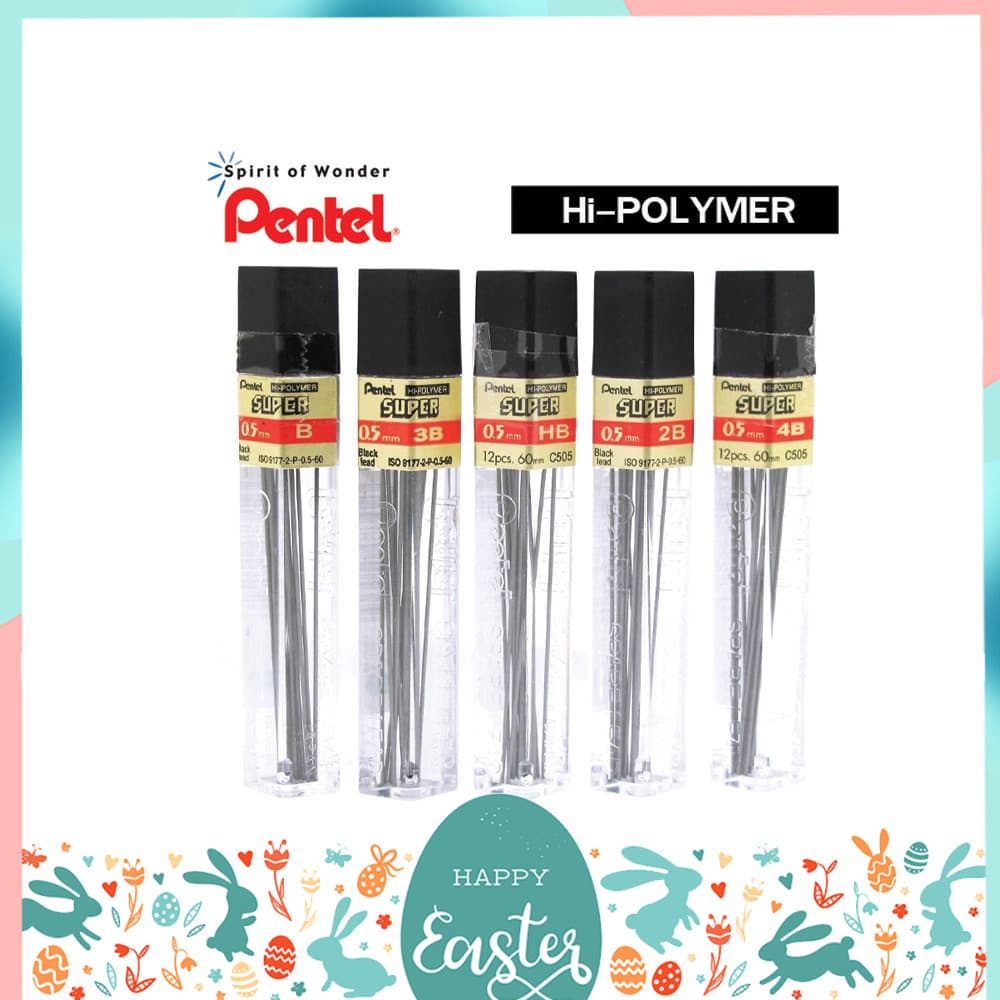 ไส้ดินสอ PENTEL SUPER HI POLYMER รูปที่ 1
