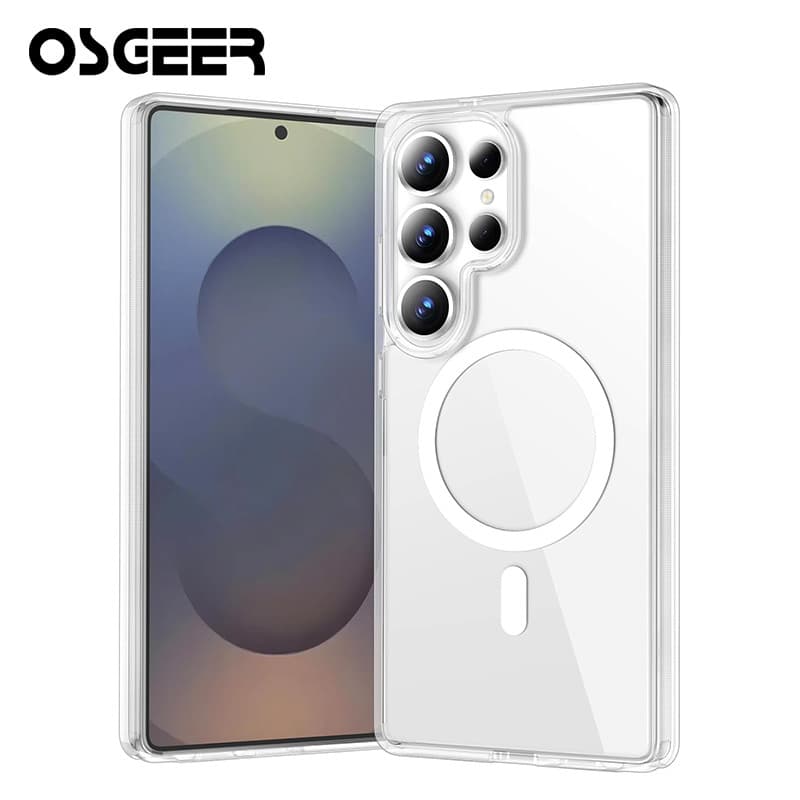 OSGEER สําหรับ Samsung Galaxy S26 S25 S24 S23 S22 Ultra FE Case Clear, [ชาร์จไร้สาย]…