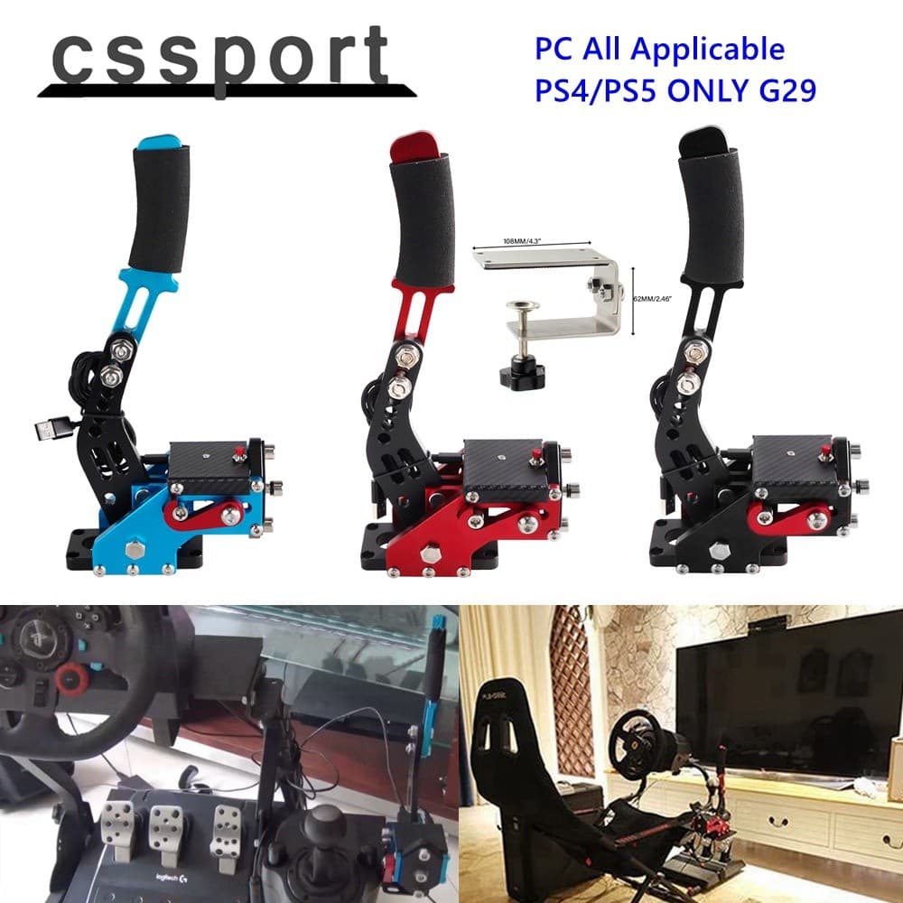 PS XBOX PC USB สําหรับ Logitech Handbrake สําหรับ G29/T300/G920, PC พวงมาลัยทั้งหมด SIM Dirt Rally Racing…