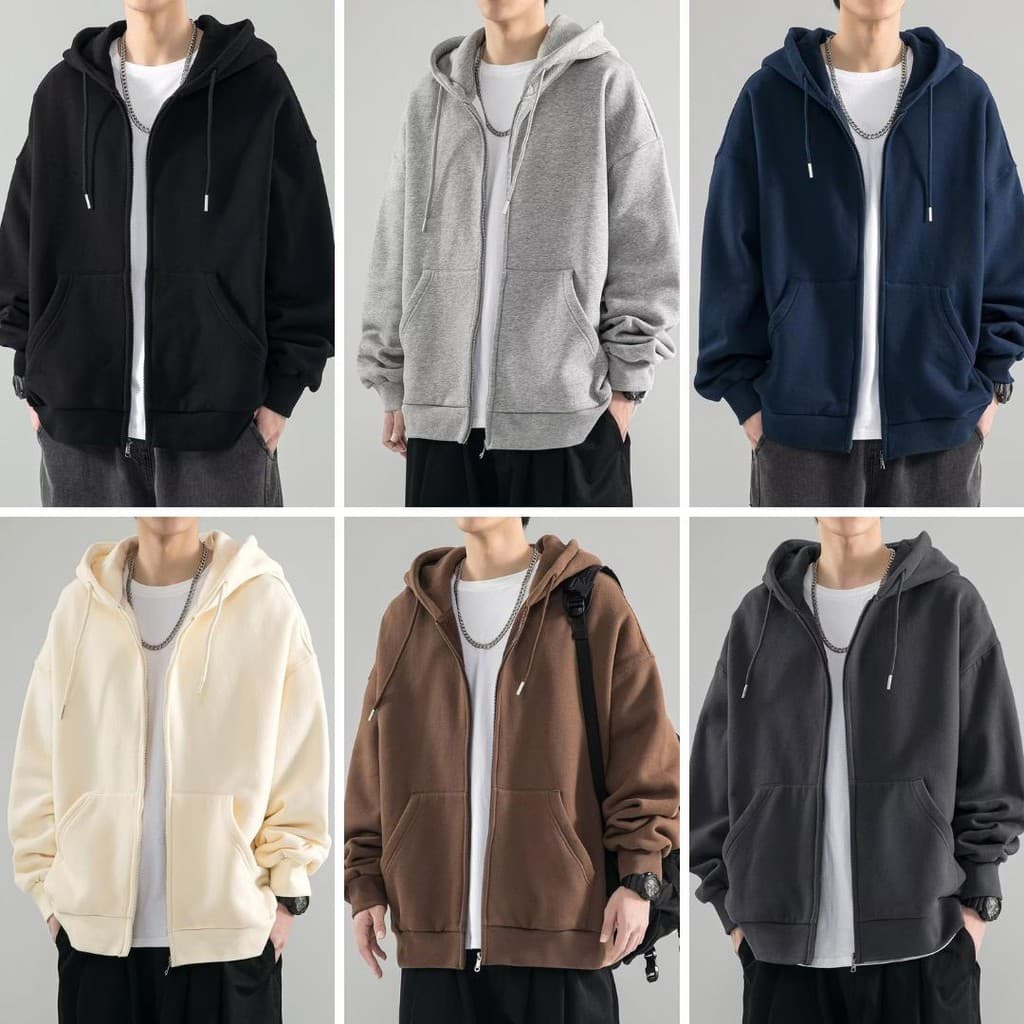 MNO.9 Hoodie A01 เสื้อฮู้ดชาย กันหนาว สีพื้น แขนยาว โอเวอร์ไซซ์ ฮู้ด Clothing ผู้ชาย Man