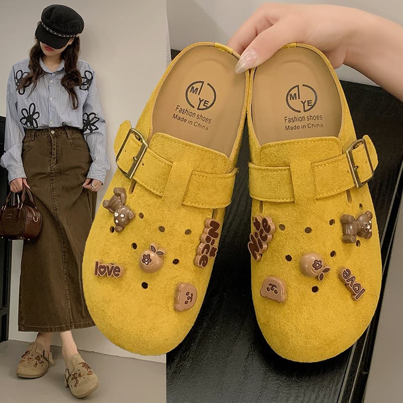 A.T.A รองเท้าโปร่งสวมใส่สบายแบบหัวปิด รุ่นใหม่ล่าสุด สําหรับใส่กลางแจ้งในหน้าร้อน ใช้งานได้หลากหลาย
