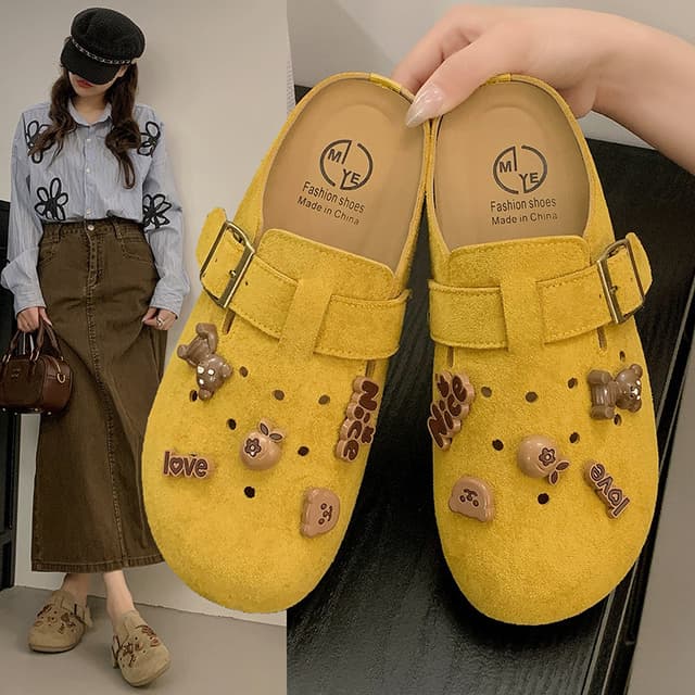 A.T.A รองเท้าโปร่งสวมใส่สบายแบบหัวปิด รุ่นใหม่ล่าสุด สําหรับใส่กลางแจ้งในหน้าร้อน ใช้งานได้หลากหลาย