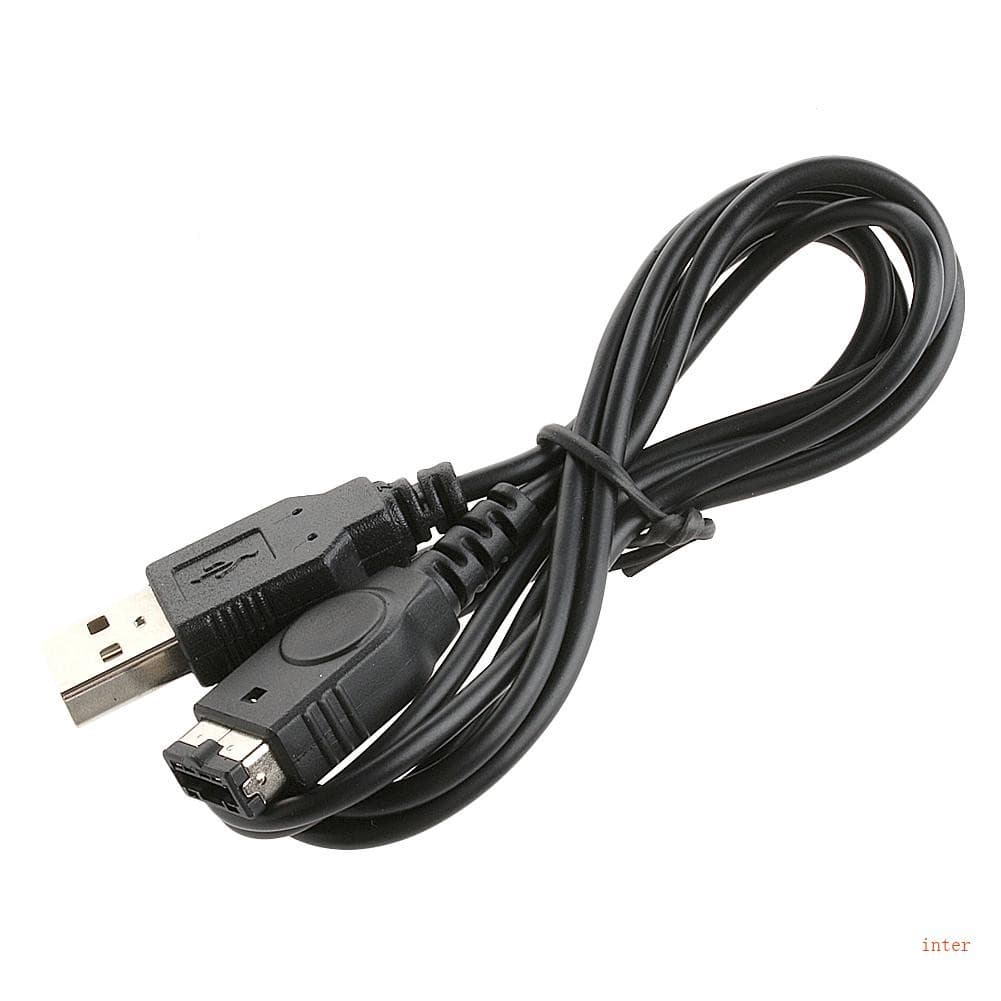 Inter 1 2M USB Power Supply สายชาร์จสําหรับ DS สําหรับ GBA SP Gameboy Advance SP คอนโซล
