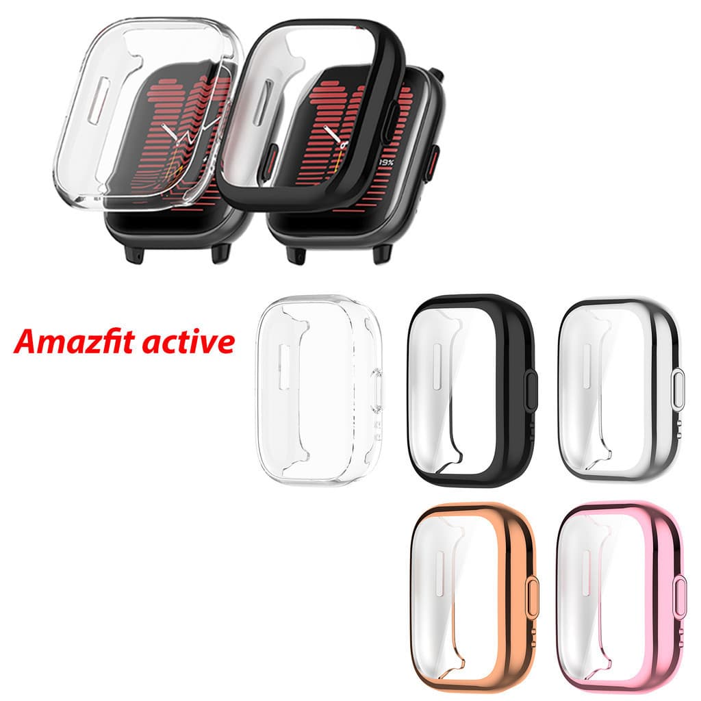 ฝาครอบป้องกันเคส TPU แบบนุ่มสําหรับฟิล์มกันรอยกันชน Huami Amazfit Active