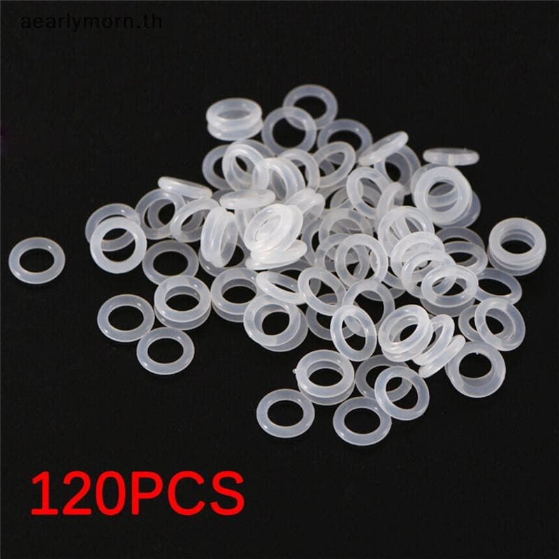 AA 120 ชิ้นยางซิลิโคน O-Ring Dampeners สีขาวสําหรับคีย์บอร์ด Cherry MX TH