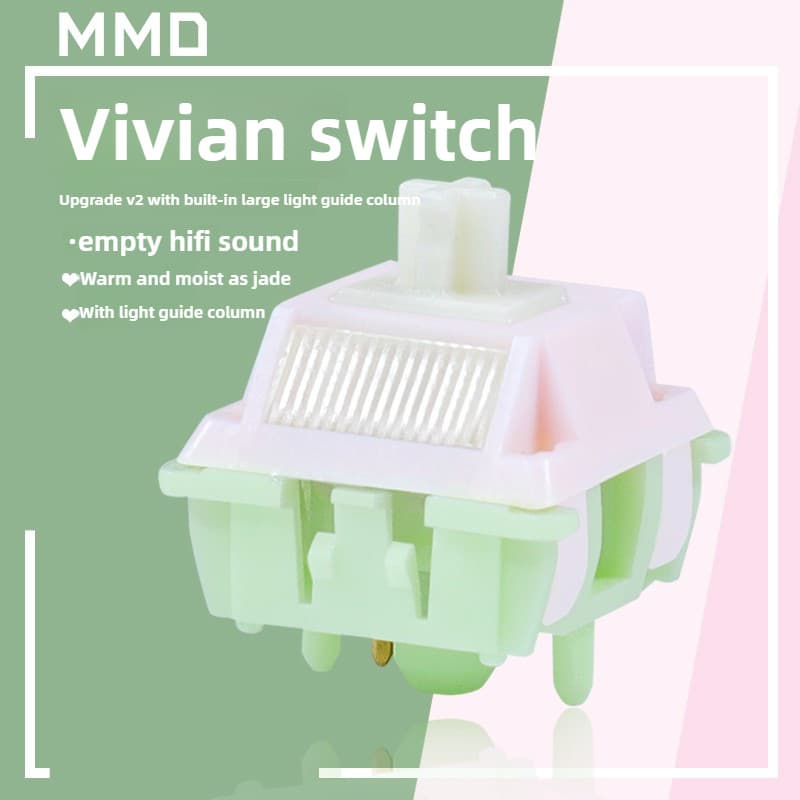 MMD VIVIAN 28g 35g 43g 53g HiFi ที่กําหนดเองคีย์บอร์ดเปลี่ยน Linear Switch V2