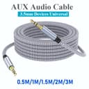 สายสัญญาณเสียง Aux 3.5 มม. แจ็คเสริมสําหรับหูฟัง Car Home สายสัญญาณเสียงสเตอริโอ
