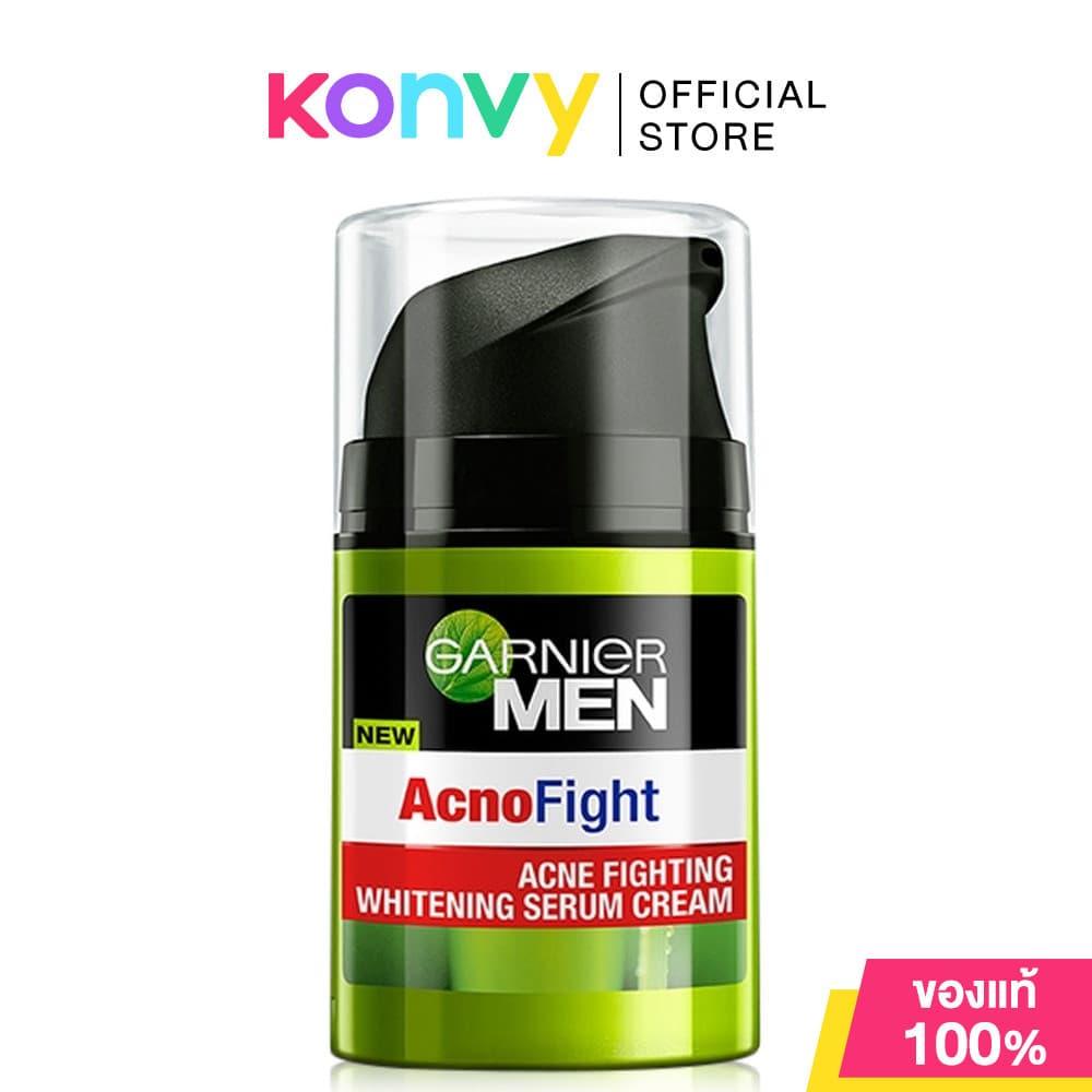 Garnier Men Serum การ์นิเย่ เซรั่มบํารุงผิวสําหรับผู้ชาย 40ml (Spotless/Acno Fight)