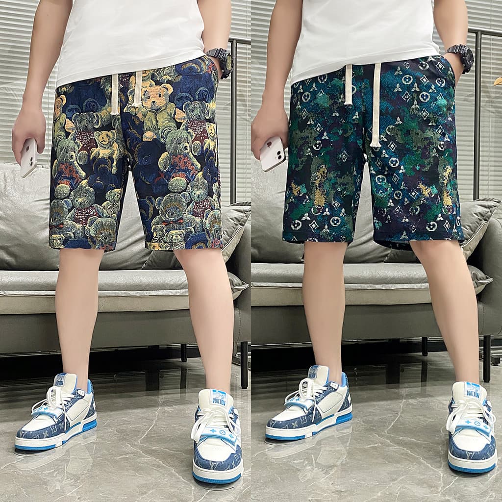 DK_HOME1 กางเกงขาสั้นแฟชั่น กางเกงลําลองสามารถสวมใส่ได้ทั้งชายหญิง ใส่สบายแห้งเร็วไม่อับชึ้น…
