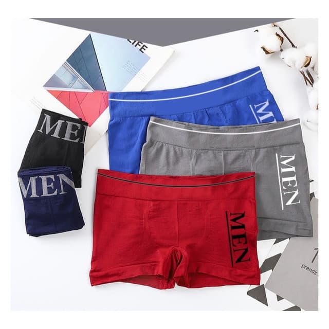 NK_HOME1 กางเกงในชายสไตล์เกาหลี ใส่สบาย ผ้านิ่มมาก เนื้อผ้ายืดยุ่นได้ดี ฟรีไซร์ เอว 28-44 นิ้ว