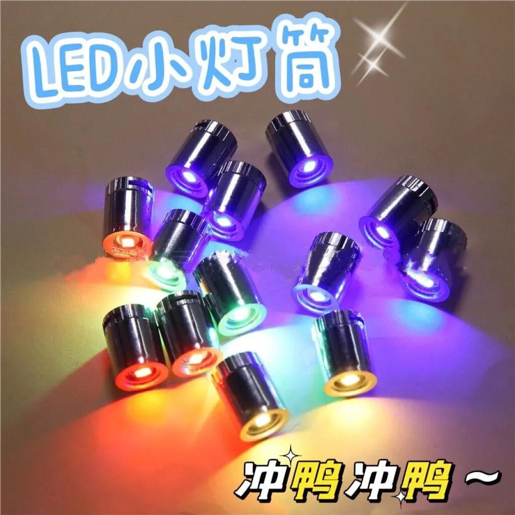 หลอดไฟ Led ขนาดเล็กหมุนปากกา Wick คริสตัลฐานอิเล็กทรอนิกส์ Luminous Handmade diy สวิตช์โรตารีElectroplating… รูปที่ 1