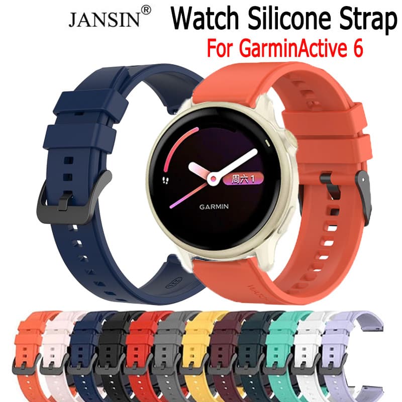 สายนาฬิกา ซิลิโคน สําหรับ Garmin vivoactive 6