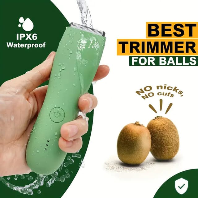 เครื่องตัดขนไฟฟ้า Groin, เครื่องโกนหนวดลูกบอล, Body Groomer สําหรับผู้ชาย, พร้อมแท่นชาร์จแบบยืน,…
