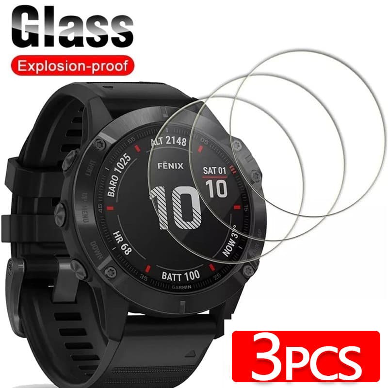 3pcs ความละเอียดสูงฟิล์มนิรภัยสําหรับ Garmin Fenix 8 51 มม.43 มม.47 มม.ป้องกันหน้าจอซิลิโคนฝาครอบ…