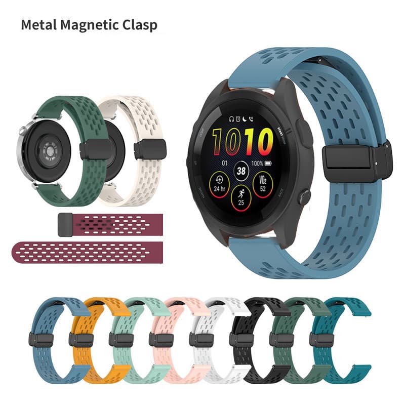 18 มม.20 มม.22 มม.สําหรับ Garmin Venu 4 4s 3 3s 2 Plus/ Vivoactive 5 6 / 255-265s-165-245-570-970…
