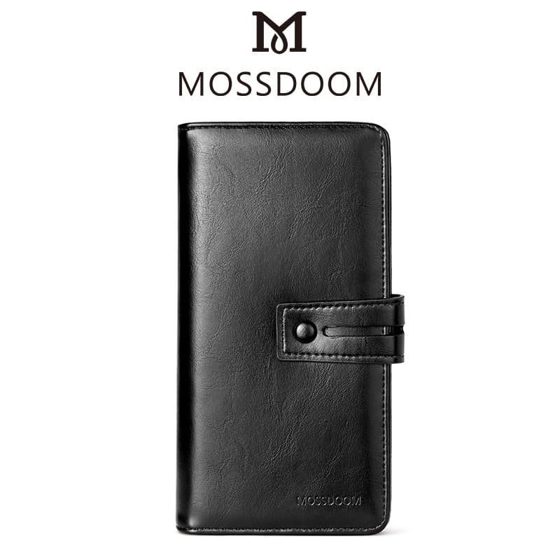 MOSSDOOM Dompet Wanita Serbaguna กระเป๋าสตางค์ใบยาว กระเป๋าสตางค์สุภาพสตรี