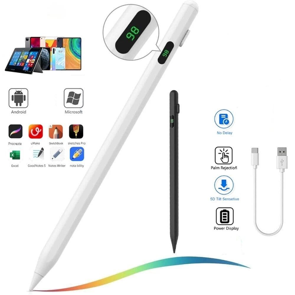 ปากกาสไตลัส ใช้ได้กับทุกรุ่น Universal ปากกาทัชสกรีน แม่นยําและไวไม่ชักช้า Stylus Pen สําหรับ Android Windows…