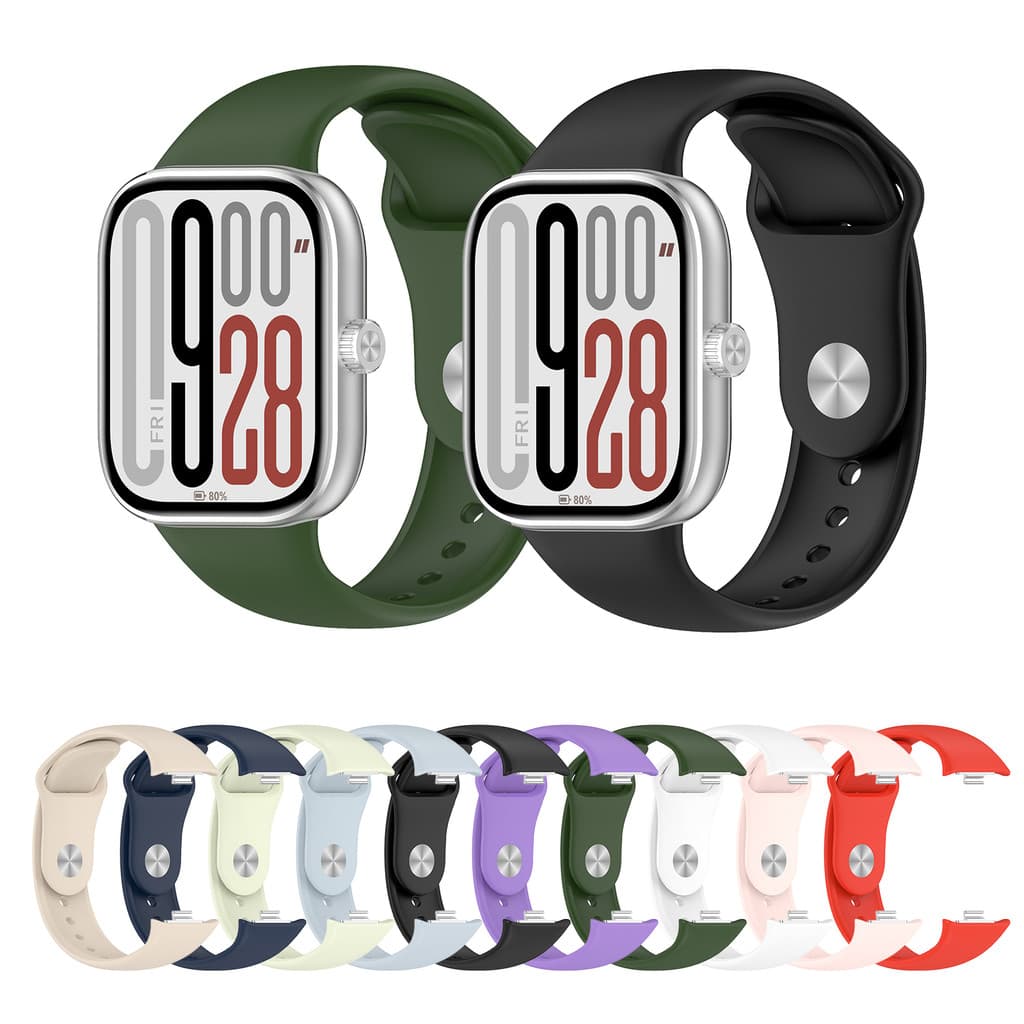 สายซิลิโคนนุ่มสําหรับ Redmi Watch 6 5 4/for Xiaomi Band 8 9 10 Pro/Mi Band 8 9 10 Pro/Watch 4 5 6…