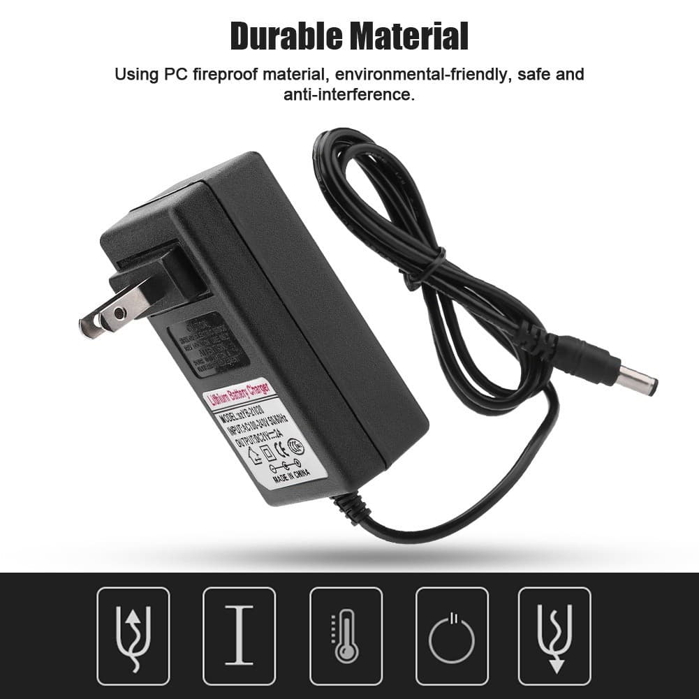 AC 100-240V DC 12V-21V 2A ปลอดภัยสําหรับการชาร์จ อแดปเตอร์ชาร์จแบตลิเที่ยม เครื่องชาร์จแบตเตอรี่ หัวชาร์จ 2a