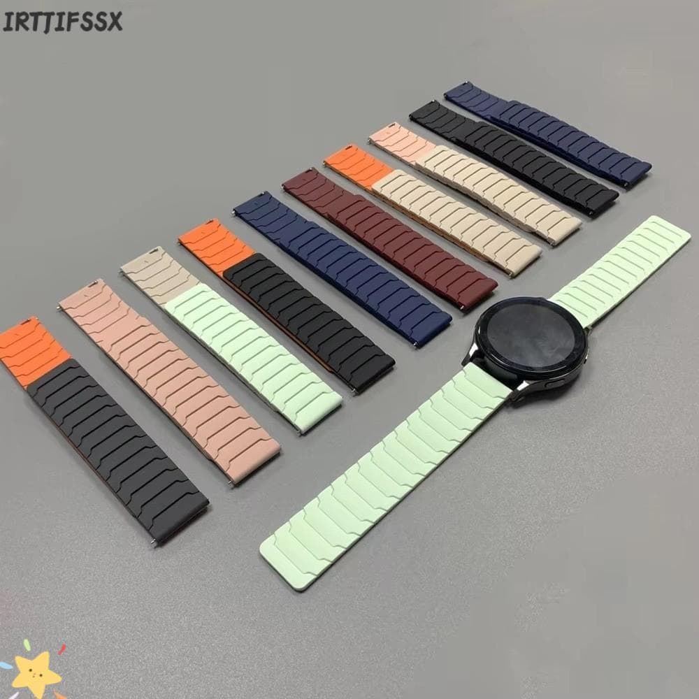 IRTJIFSSX Loop Band, 20/22 มม.สายรัดแม่เหล็กยืดหยุ่น,แฟชั่นซิลิโคนปรับสร้อยข้อมือกีฬาสําหรับ Huawei GT5/GT4…