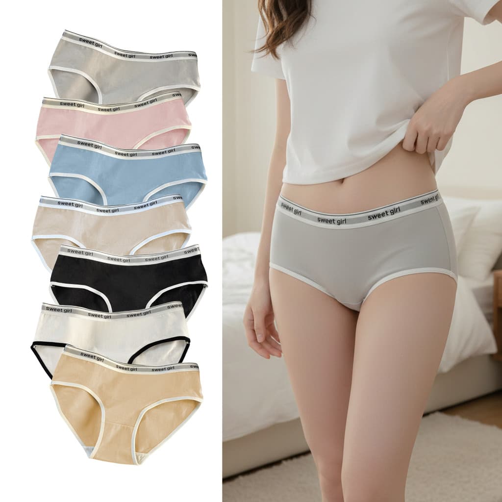♥️NEW COLOR♥️ เพิ่มสีใหม่ กางเกงชั้นใน ผ้าฝ้าย ระบายอากาศ สวมใส่สบาย ผ้านิ่มมาก Underwear กางเกงใน ผู้หญิง…