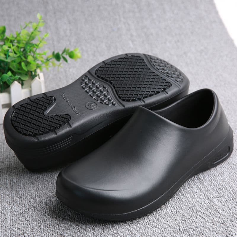 รองเท้าเชฟแบบ unisex กันลื่น - พื้นไม้แบบสวม น้ําหนักเบาและสวมใส่สบาย ส่วนบนทําจาก EVA -…