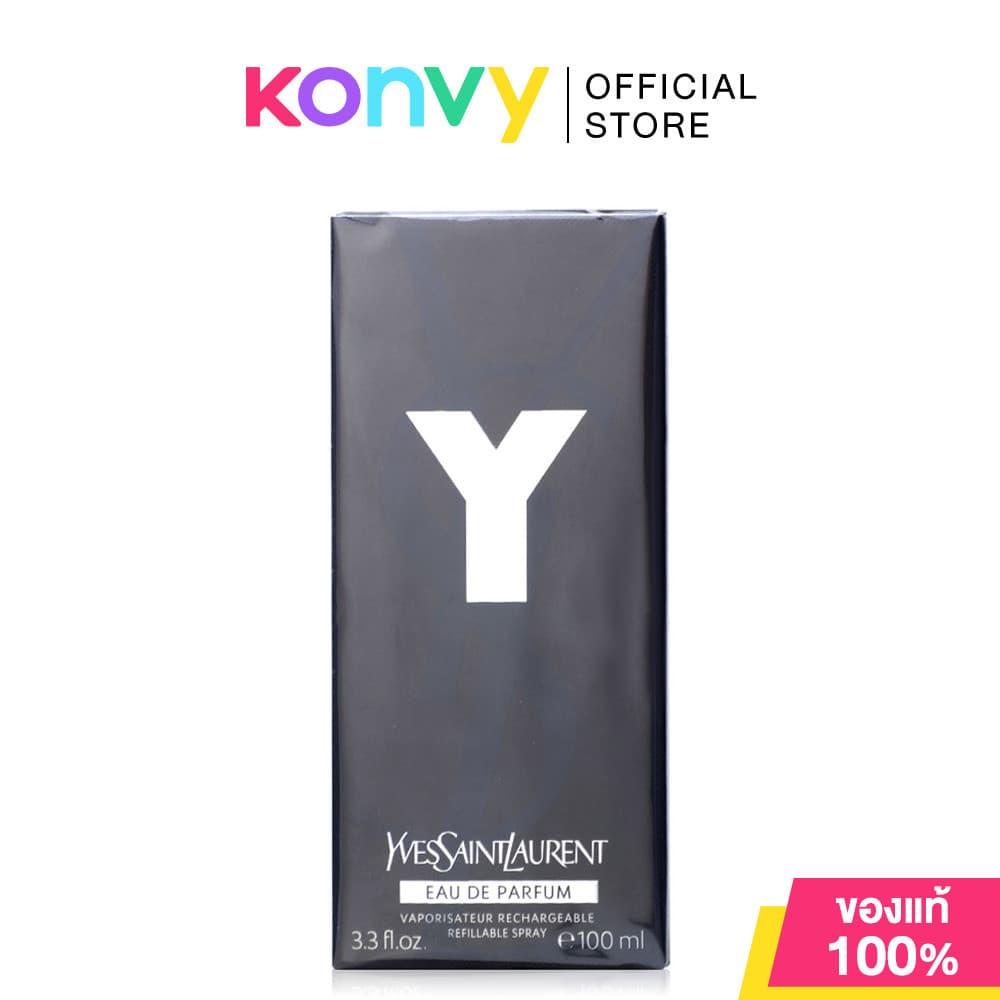 YSL Y EDP [60ml/ 100ml] น้ําหอม ผู้ชาย วายเอสแอล สัมผัสถึงความมีชีวิตชีวา เข้มข้นขึ้นและความหอมลึกลับกว่าเดิม