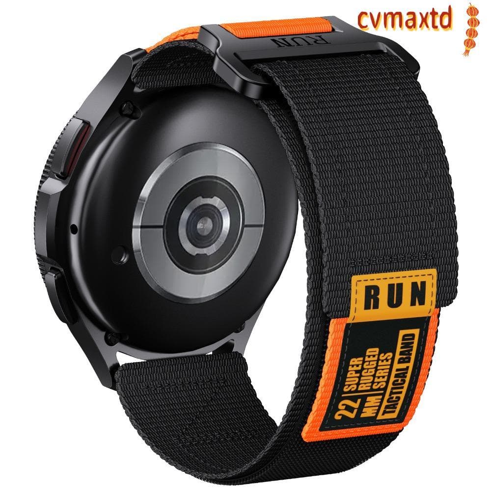 สาย ICVMAX สวมใส่ง่าย, สายรัดข้อมือไนลอน 20 22 มม., สายนาฬิกาสไตล์สปอร์ตสําหรับ Forerunner / Active /… รูปที่ 1