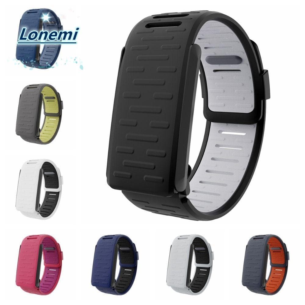LONEMI สายคล้องคอ,ซิลิโคนระบายอากาศฟิตเนส Tracker Band, คุณภาพสูงนุ่มปรับสายรัดข้อมือกีฬาสําหรับ Whoop 4.0…