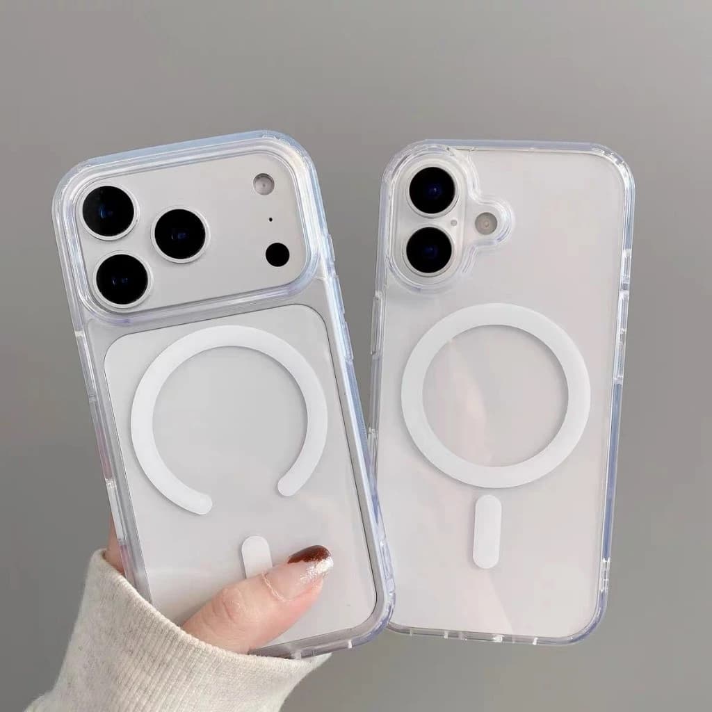 เคสใสกันกระแทก แม่เหล็กเคสสําหรับไอโฟน17 สําหรับ IPhone18 17 16 15 14 13 12 11 PROMAX โปร่งใส เกราะกันกระแทก…