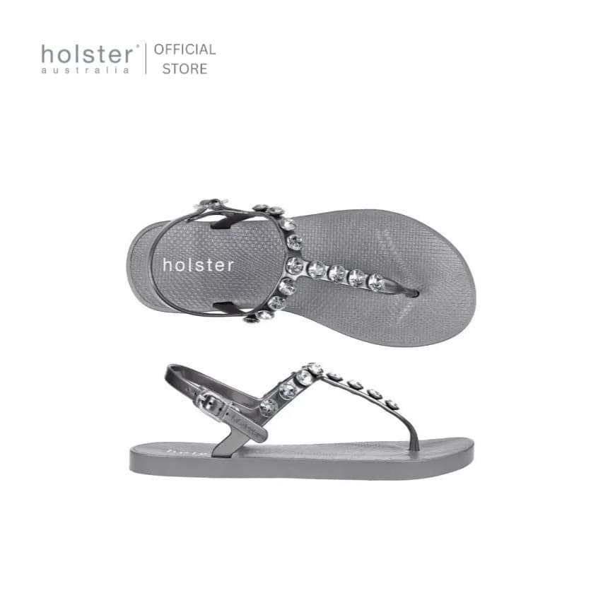 holster australia รองเท้าแตะรัดส้นผู้หญิง stargazer solid สี pewter
