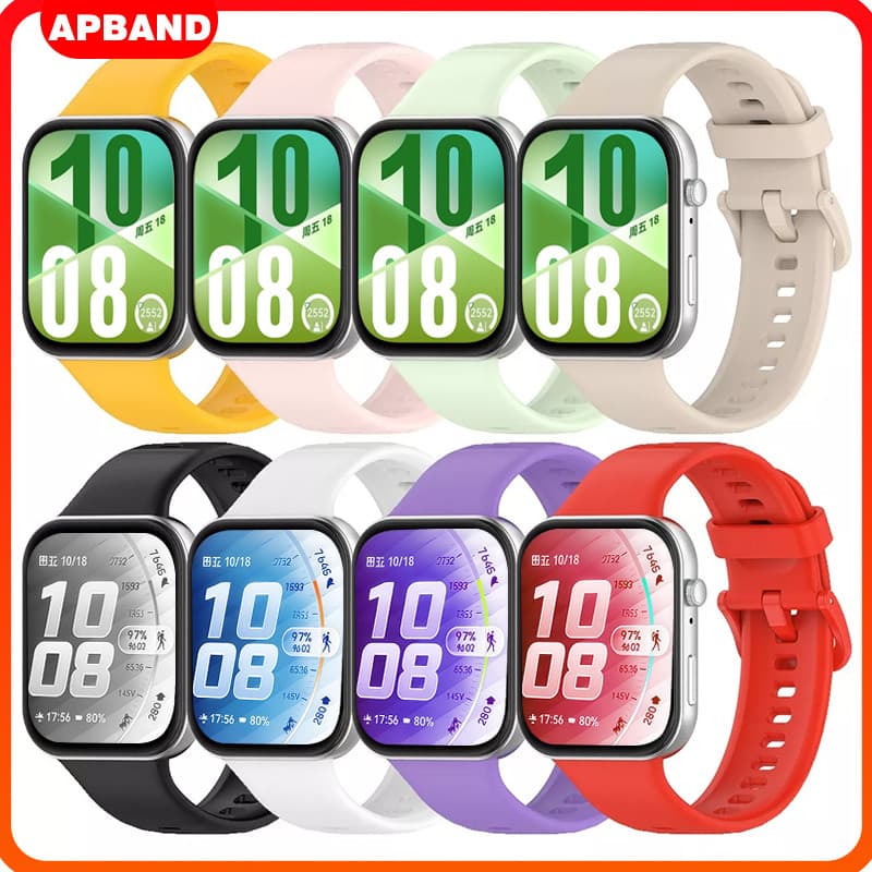 สายซิลิโคนสําหรับ for Huawei Watch Fit 5 4 3 / 5 Pro / 4 Pro เปลี่ยนยางรัดสําหรับ smartwatch Huawei Fit 3/4