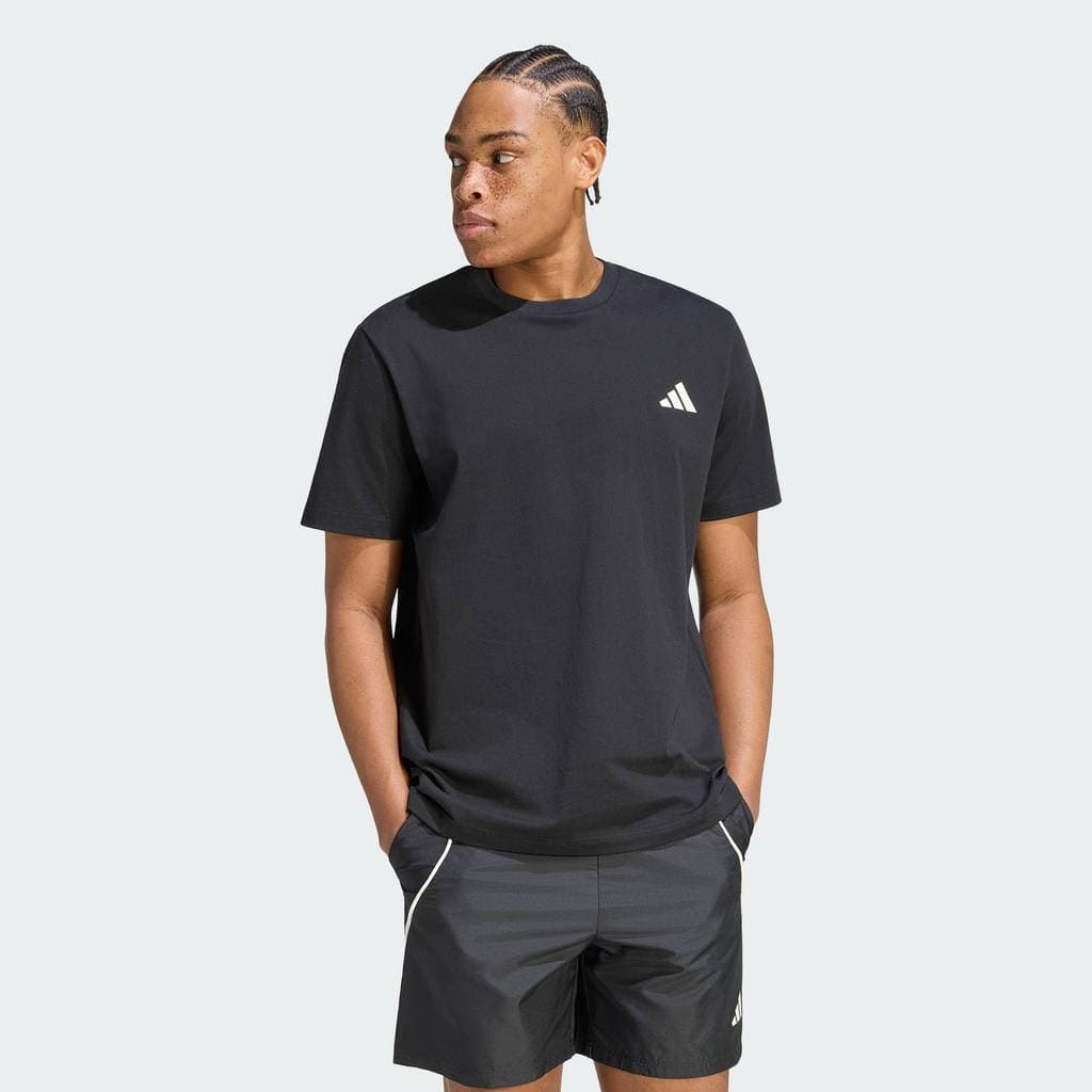 adidas Lifestyle STADIUM COLLEGIATE GRAPHIC T-SHIRT Men Black KS1194