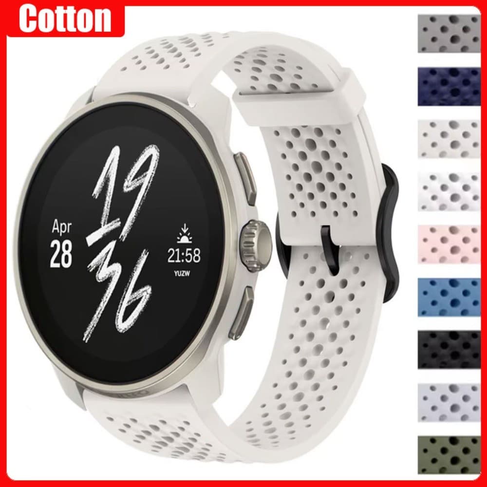สายนาฬิกาซิลิโคนสําหรับ Suunto Race 2/แนวตั้ง 2 1 สายรัดข้อมือสําหรับ Suunto 5 9 Peak Pro DLC/Ocean Race S/…