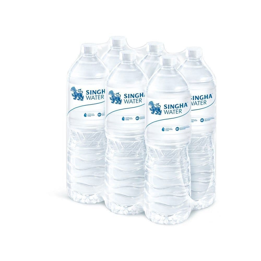 สิงห์น้ําดื่ม1500มล. แพ็ค 6 SINGHA DRINKING WATER 1.5 LT. PACK 6