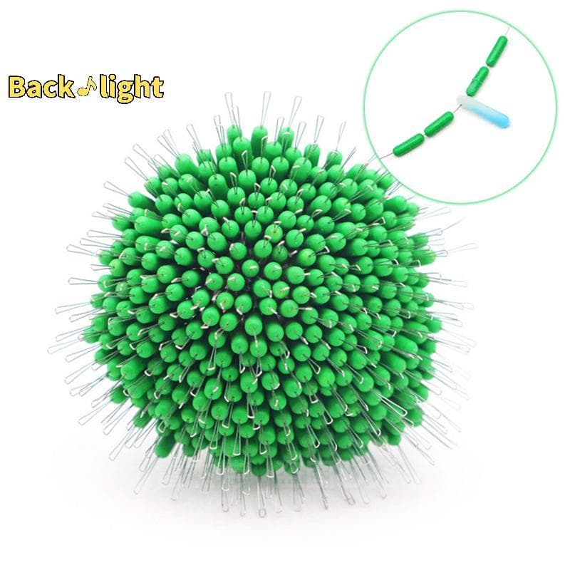 300 ชิ้น/Pa ตกปลา Bobber รูปไข่ Bla Silicon Stopper Space Bean Connector สายตกปลาความต้านทานอุปกรณ์ตกปลา…