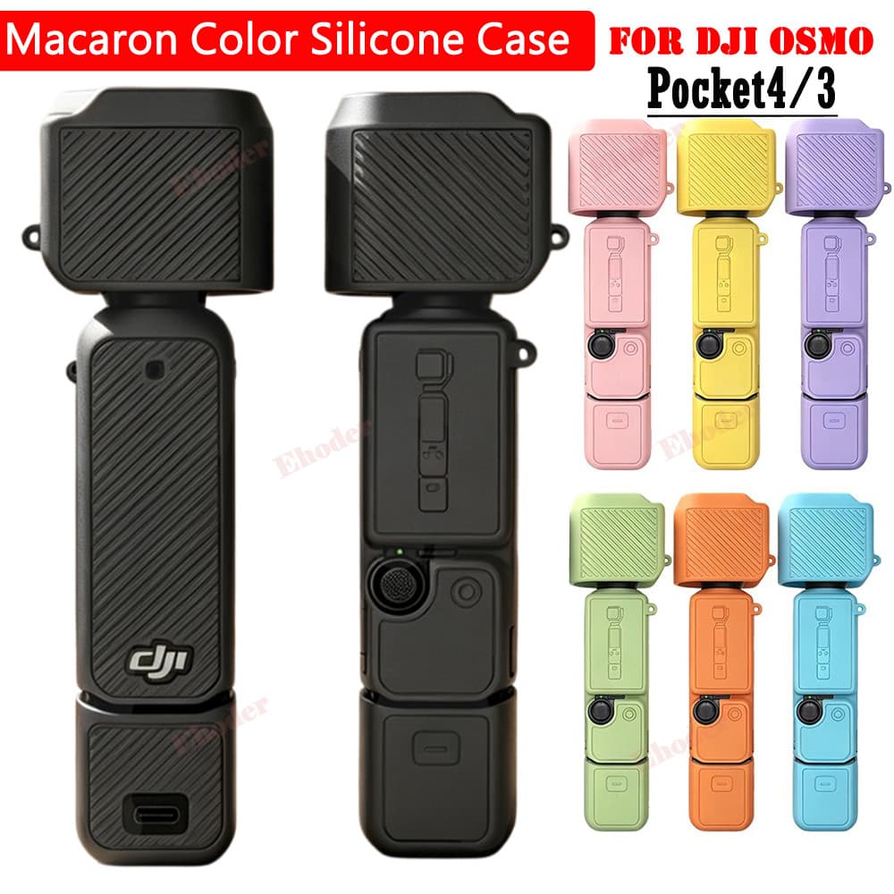 สําหรับ DJI Osmo Pocket 4 Pro 3 เคสซิลิโคนสําหรับ Pocket4 4Pro กล้องฝาครอบป้องกันสําหรับ Pocket3 Anti-Scratch…