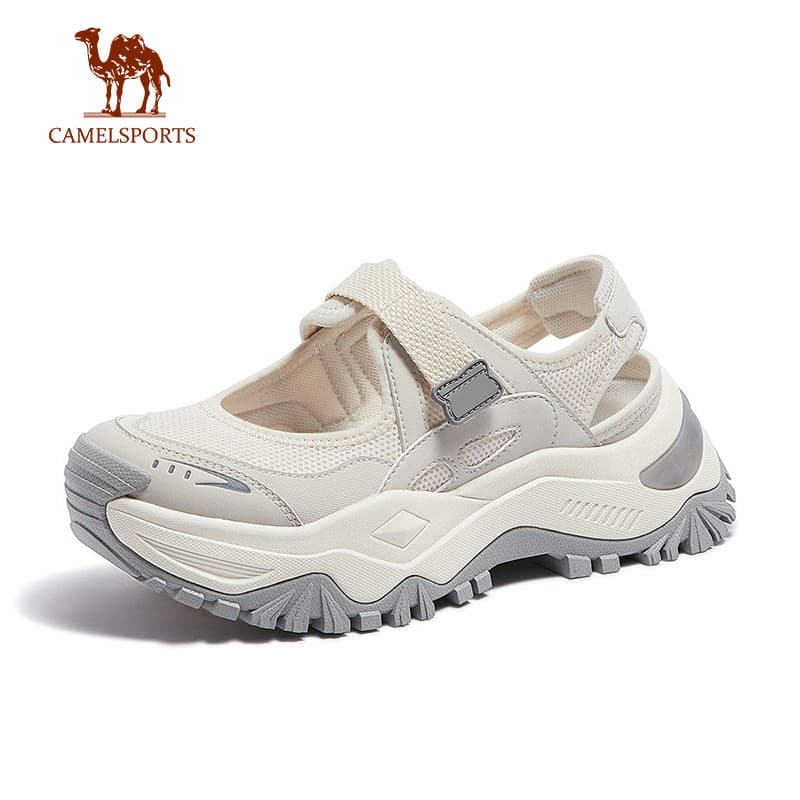 Camel Sports Womens Breathable Platform Mary Jane Sandals รองเท้าลําลองกลางแจ้ง