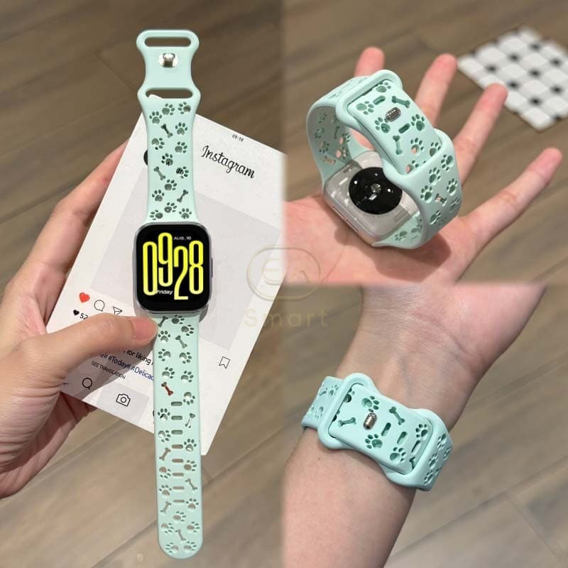 20mm /22mm ซิลิโคนสําหรับ Xiaomi Redmi Watch 6 5 Active Lite 3 Active 6 5 4 / Xiaomi Mi Smart Band 10 9 8 Pro…