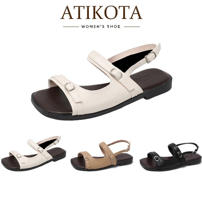 Atikota รองเท้าแตะผู้หญิง ดีไซน์ทันสมัย ​​ใช้งานได้หลากหลาย สวมใส่สบาย ระบายอากาศได้ดี น้ําหนักเบา และกันน้ํา